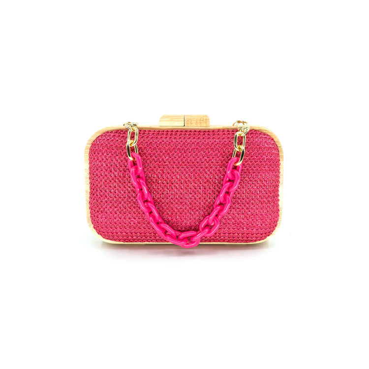 Wood Clasp Clutch