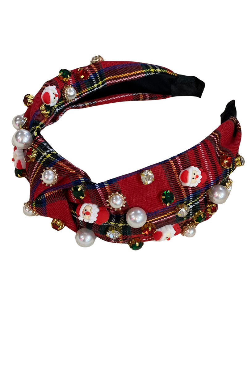 Christmas Plaid Headband