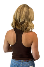 Racerback Tank Top with Built in Bra