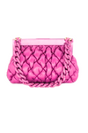 Quilted Clutch with Chain Strap