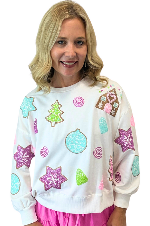 Mary Square Millie Gingerbread Sweatshirt