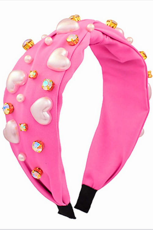 Pearl Heart Headband