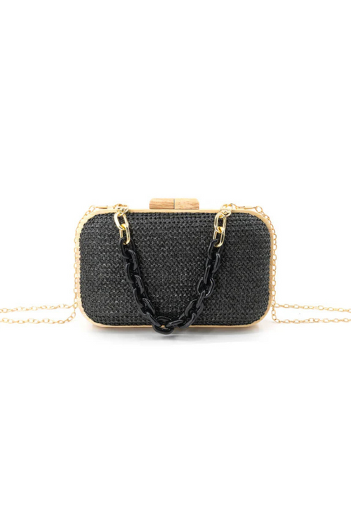 Wood Clasp Clutch