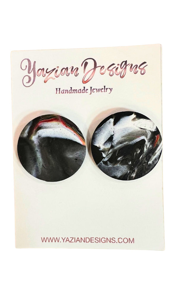 Yazian Designs Circle Earrings