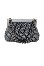 Quilted Clutch with Chain Strap