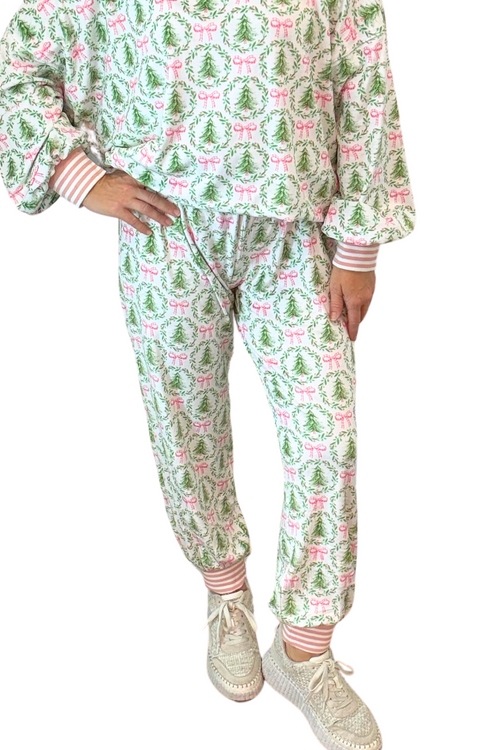 Soft Touch Christmas Tree and Bow Pajamas