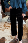 Velvet Wide Leg Pants