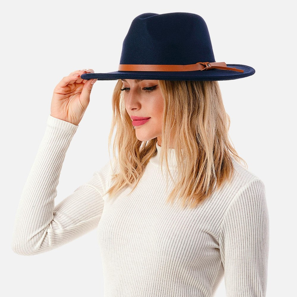 Wool Felt Hat with Leather Band – Local Style House